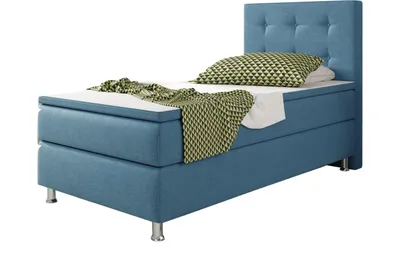 Produktbild von Inter Handels Boxspringbett Köln, 90x200, Blau