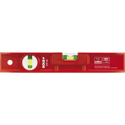 Produktbild von Torpedo-Wasserwaage 25cm Kunststoff