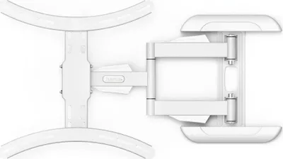 Produktbild von HAMA TV-Wandhalterung FULLMOTION, 3 Sterne, 165 cm (65"), Weiß (00179799)