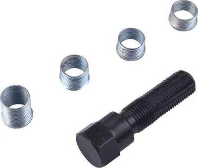 Immagine prodotto di Kit riparazione filettatura candela, kit di riparazione per filetti candela, kit helicoil per candela riparazione filo, set attrezzi ripristino candelette M14 x 1,25