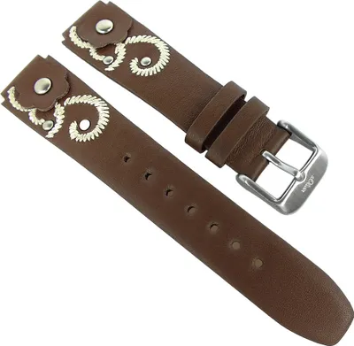 Produktbild von s.Oliver > Uhrenarmband 15mm braun Leder Ziernaht > SO-2023-LQ