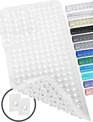 Produktbild von Famanu Badmatte 88 x 39 cm, hautfreundlich, BPA-frei, schimmelresistent und waschbar