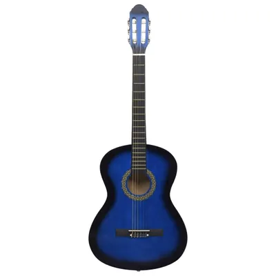 Immagine prodotto di Chitarra Classica per Principianti Blu 4/4 39" in Tiglio