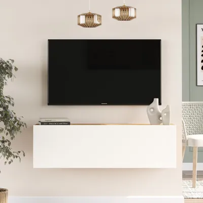 Obrázok produktu pre Skye Decor, Fr12-Aw, TV stolík, 100 % MELAMÍNOM POTRIEBENÁ DOSKA, borovica atlantická, 100 x 31,6 x 29,1 cm