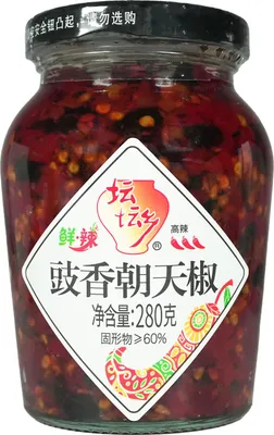 Produktbild von Tantanxiang Gehackte Chili Schwarze Bohnen 280g