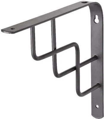 Produktbild von Dolle Metall-Regalkonsole für die Wandmontage, Bronze, 230 x 180 mm
