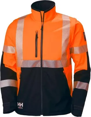 Produktbild von Helly Hansen Workwear Icu Hi-Vis Softshelljacke orange 2XL