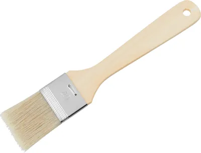 Produktbild von FMprofessional 21518 Backpinsel mit Holzgriff und Naturborsten / Fett-Pinsel / Fackelmann