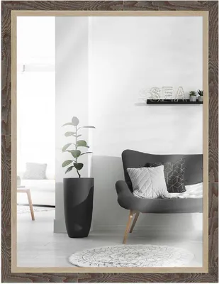 Produktbild von MendeFrames H490 Wandspiegel Nussbaum 20x28 cm