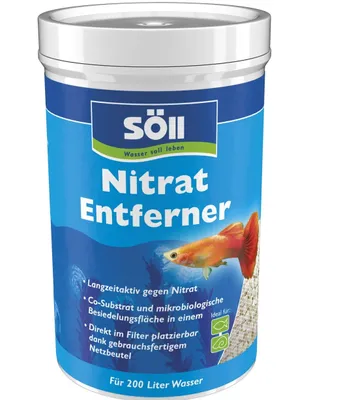 Produktbild von Söll 83196 NitratEntferner, 120 g für 200 l Wasser - Nitratentferner, erhöht Kar