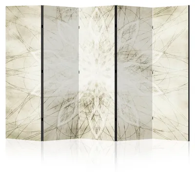 Image de LUMASOUL Paravent simple face, paravent séparateur d'espace intérieur, motif bohème, 225x172 cm