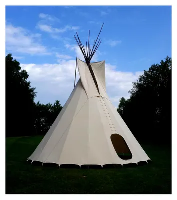 Produktbild von komplettes Ø 4m Tipi zelt im Yakari Stil