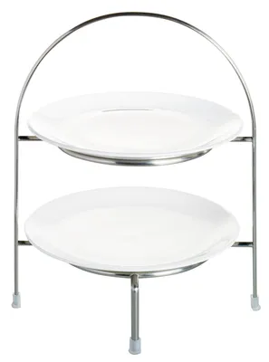 Produktbild von Etagere 2-stufig für Durchmesser 21 cm Dessertteller Höhe 28 cm