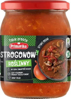 STROGONOW ROŚLINNY BEZGLUTENOWY 470 g - PRIMAVIKA