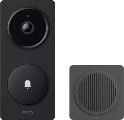 Image de Kit Interphone Vidéo Aqara Smart Home G410 Sonnette/Hub Zigbee 3.0 2K 3MP Noir