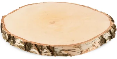 Image de Rondelle d'arbre 1 pc. Bois de décoration Rondelle de bois Plaque de bois 33 - 37 cm