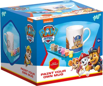 Produktbild von Paw Patrol Becher zum Ausmalen