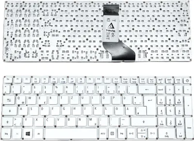 Zdjęcie produktu dla DEUTSCHE - Biała klawiatura Klawiatura kompatybilna z P/N: PK131NX3B11