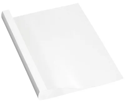 Image de Fellowes 5390702 Fellowes Thermal Cover 25mm White A4 50PK