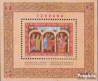 Produktbild von Briefmarken Polen 2000 Mi Block138 (kompl.Ausg.) postfrisch Kirche
