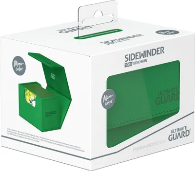 Image de Ultimate Guard Sidewinder 100+ - Zielona Skrzynka na Karty Xenoskin
