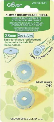 Produktbild von Ersatzklinge Rollschneider 28mm, 2 Stück