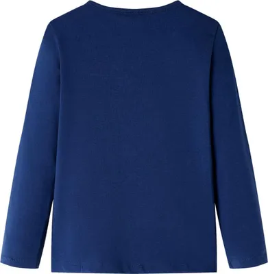 Produktbild von vidaXL Kinder-Langarmshirt Marineblau 116