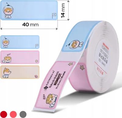 Produktbild von Selbstklebende Etiketten Thermosticker Niimbot D11 D110 D101 H1S 14x40