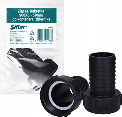 Obrázok produktu pre Spojovacia matica S60X6 pre kontajnerovú nádrž Ibc pre 2" 50Mm hadicu