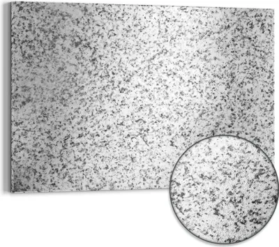 Produktbild von DEQORI Magnettafel Metall 90x60 cm 'Zeitlose Granitstrukturen' Whiteboard Pinnwand Büro