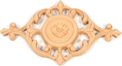 Produktbild von 1 Stück IHC Dekoration für Schrank, Tür, Möbel Ornament Holzornament Onlay Applique Höhe: 80mm