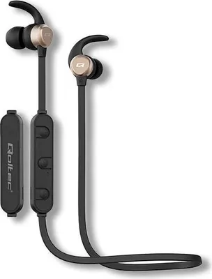 Image de Qoltec 50842, Sans fil, Appel/Musique, 280 g, Casque, Noir, Or