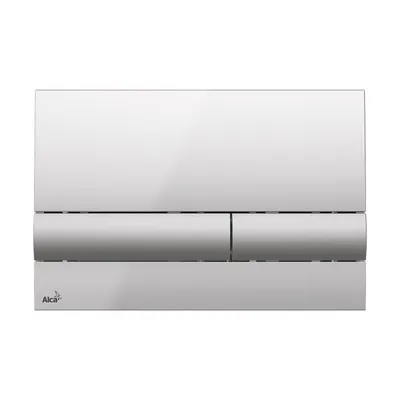 Produktbild von Alca Betätigungsplatte basic Platte chrom glänzend / Taster chrom matt M1713