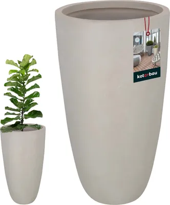 Productafbeelding van KOTARBAU® Bloempot, Plantenpot, Bloempot voor Kamerplanten ? 32 cm