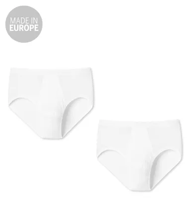 Produktbild von SCHIESSER 2er Pack Herren Sportslip - weiss - Größe 7