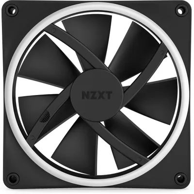 Produktbild von NZXT F140 RGB DUO, Ventilator, 14 cm, 500 RPM, 1800 RPM, Schwarz
