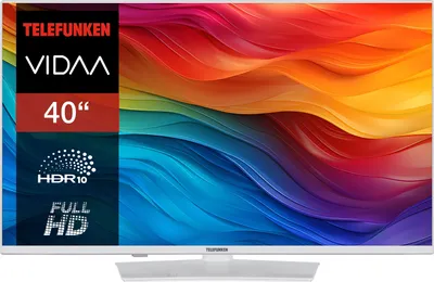 Produktbild von Telefunken Fernseher 40 Zoll Smart TV VIDAA XF40VP750M-W Full HD Fernseher HDR TV mit Triple-Tuner