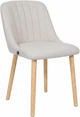 Productafbeelding van Eetkamerstoel Arie, bekleed met beige stof