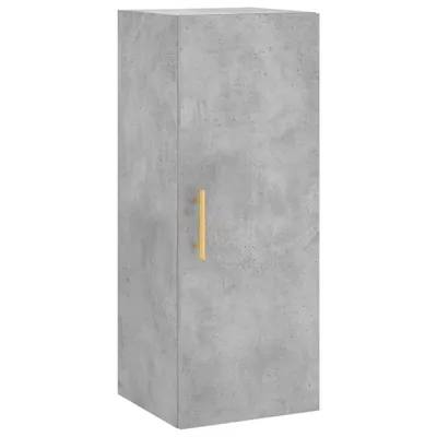 Imagen del producto de Armario de pared gris hormigón 34,5x34x90 cm