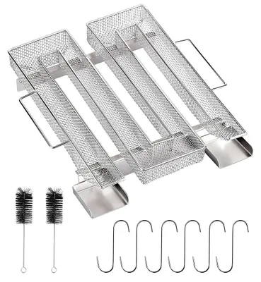 Produktbild von Rauchgenerator aus Edelstahl für Kaltrauch, wiederverwendbar, mit Zubehör für das Kaltrauchen