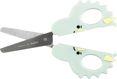 Image de folia ciseaux de bricolage DINO ronds Longueur : 160 mm