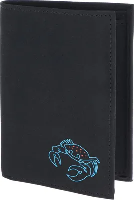 Produktbild von oxmox Geldbörse New Cryptan RFID Protect Kombibörse Crab Print Cyan Black schwarz