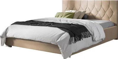 Produktbild von MIRJAN24 Polsterbett Loloz Tap, Doppelbett mit Bettkasten und Kopfteil, Ehebett (Farbe: Mikrofaza 0005, Größe: 120x200 cm)
