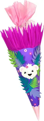 Produktbild von Schultüte Bastelset Löwenbaby vorgestanzt von Prell