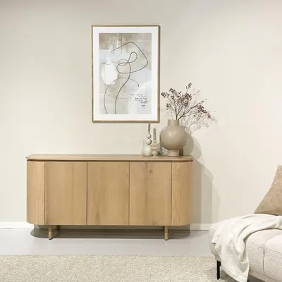 Productafbeelding van Livingfurn Dressoir Tobago Naturel Eikenfineer 170cm