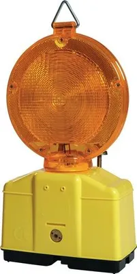 Productafbeelding van Bouwplaatslamp, rood, met dubbelzijdige lichtuitstraling