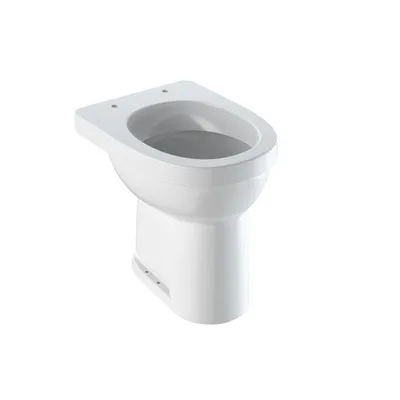 Produktbild von Geberit Stand-Flachspül-WC RENOVA COMFORT erhöht, Abgang vertikal weiß