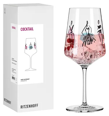 Immagine prodotto di Bicchiere da cocktail Ritzenhoff, modello "Fashion", design Marijana Kostadinovic, capacità 544 ml, colore rosa