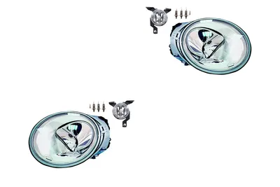 Produktbild von Scheinwerfer Satz passend für VW New Beetle 1C 9C 1Y 98-05 H1 +Nebel+Leuchtmitt. 1C0941029J 1C0941029D 1C0941029 1C0941030J 1C0941030D 1C094103 Johns