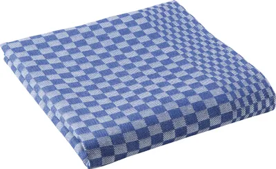 Produktbild von Grubentuch blau-grau 50 x 100 cm - 5er Verpackung : blau / grau kariert : 100% Baumwolle 120 g/Stück